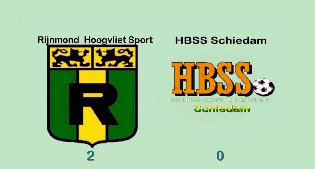 Rijnmond Hoogvliet Sport wint van HBSS